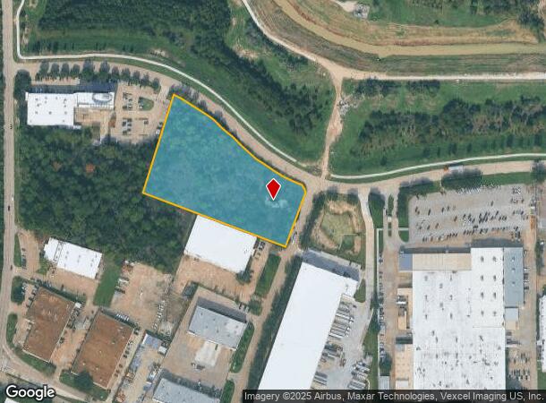 7427 Empire Central Dr, Houston, TX Parcel Map