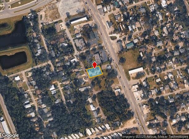 509 Live Oak St, Edgewater, FL Parcel Map