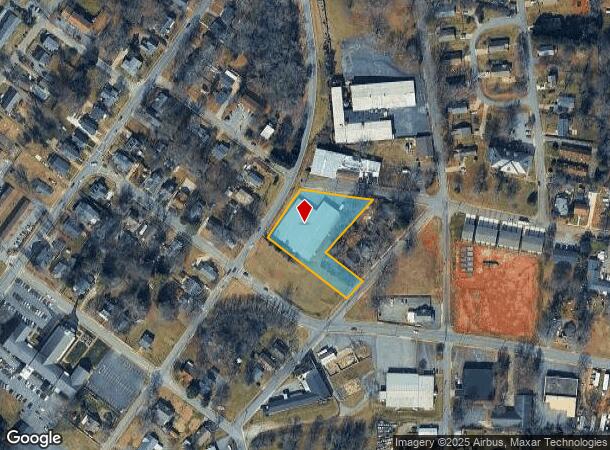  906 10Th Ave Ne, Hickory, NC Parcel Map