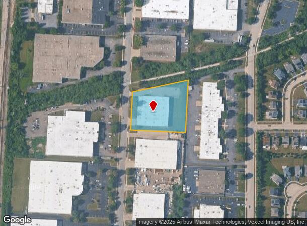  1601 Frontenac Rd, Naperville, IL Parcel Map