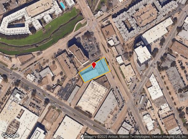  1805 Market Center Blvd, Dallas, TX Parcel Map