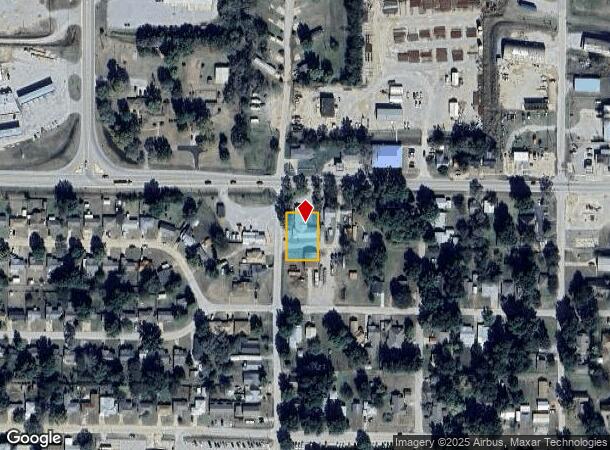 813 W Cherokee St, Lindsay, OK Parcel Map