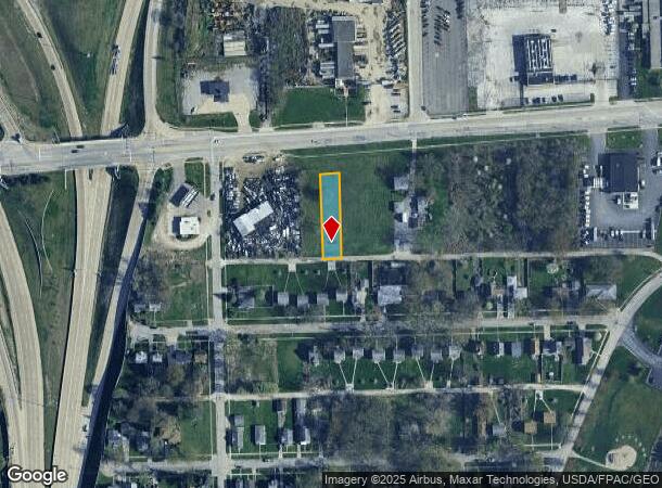  1828 E Manhattan Blvd, Toledo, OH Parcel Map