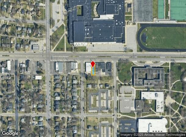  1608 1610 Ave, South Bend, IN Parcel Map