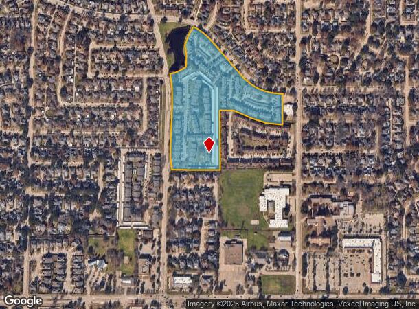 215 N Moore Rd, Coppell, TX Parcel Map