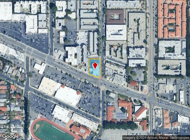  17801 Ventura Blvd, Encino, CA Parcel Map