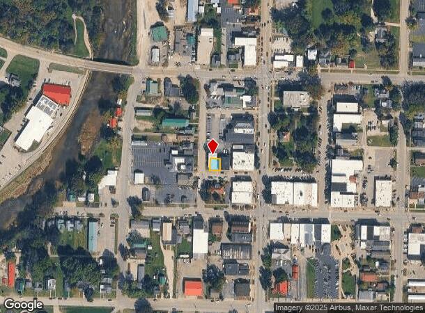  206 N Oak St, Corydon, IN Parcel Map