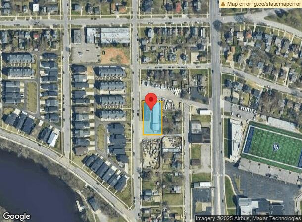 404 S Frances St, South Bend, IN Parcel Map