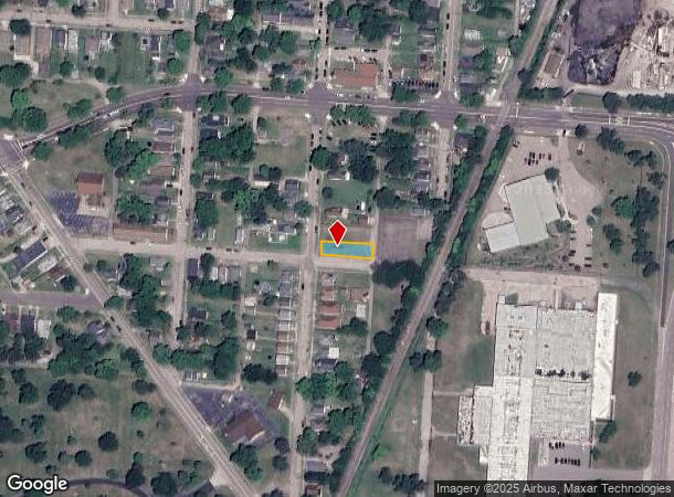  1319 Young St, Middletown, OH Parcel Map