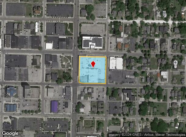  514 E Jackson St & 518-518 1/2 St E, Muncie, IN Parcel Map