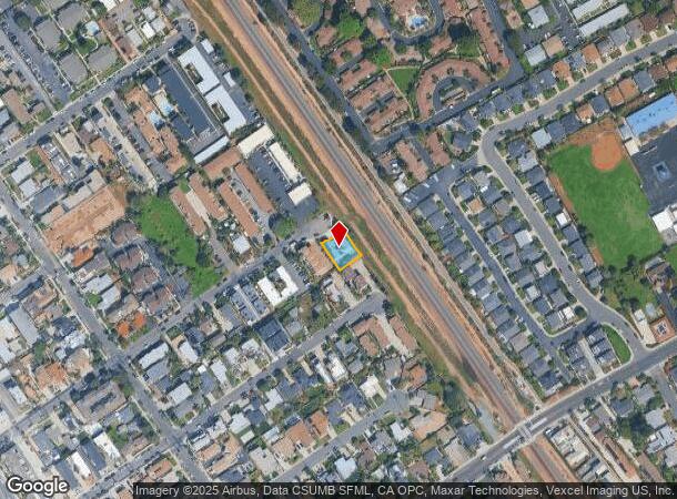 385 Juniper Ave, Carlsbad, CA Parcel Map