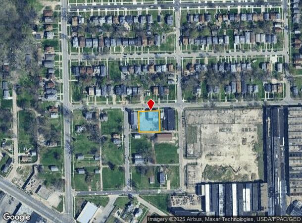  1415 W Delaware Ave, Toledo, OH Parcel Map