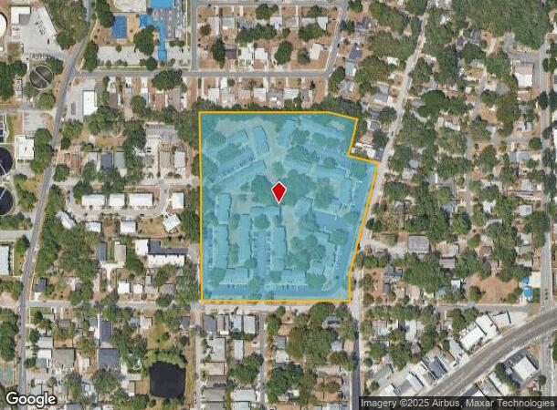  612 Grove Ct, Dunedin, FL Parcel Map