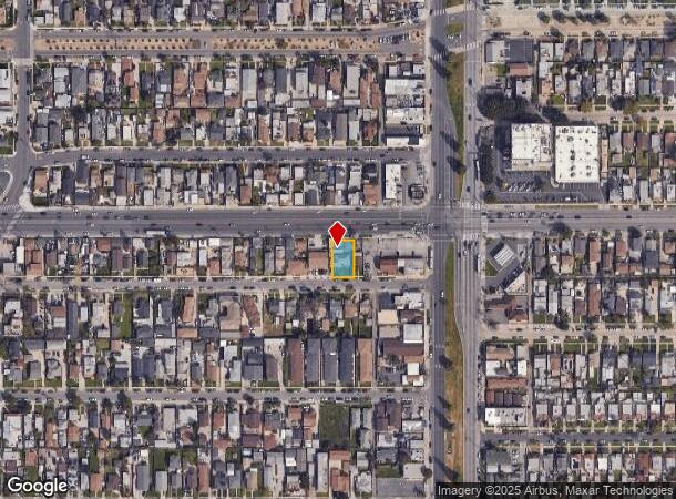  1026 W Century Blvd, Los Angeles, CA Parcel Map
