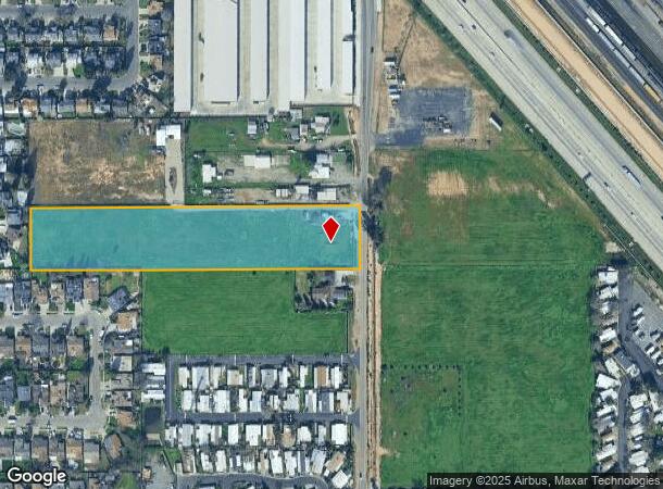3223 N Valentine Ave, Fresno, CA Parcel Map