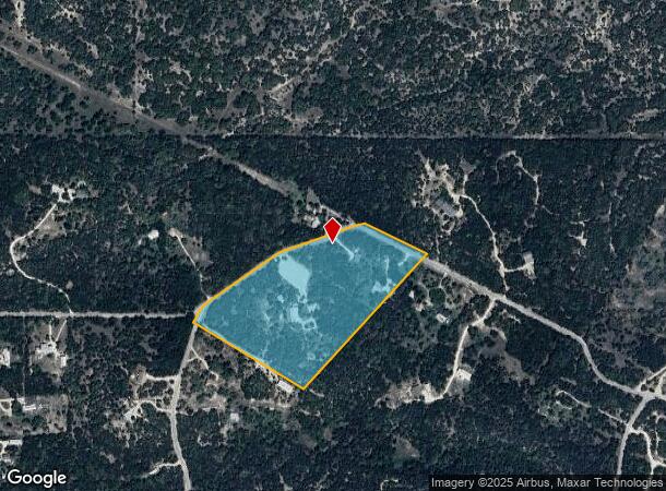  585 Sandy Point Rd, Wimberley, TX Parcel Map