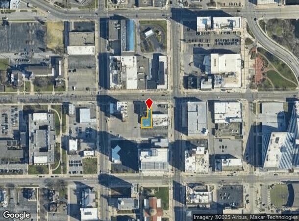  208 W Colfax Ave, South Bend, IN Parcel Map