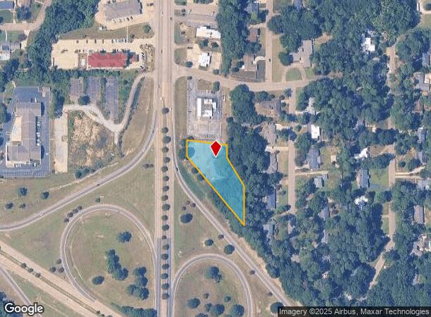 704 Hillcrest Dr, Tupelo, MS Parcel Map