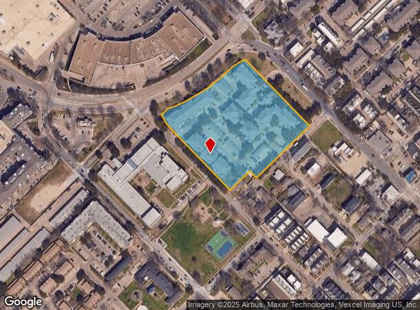 2101 N Haskell Ave, Dallas, TX Parcel Map