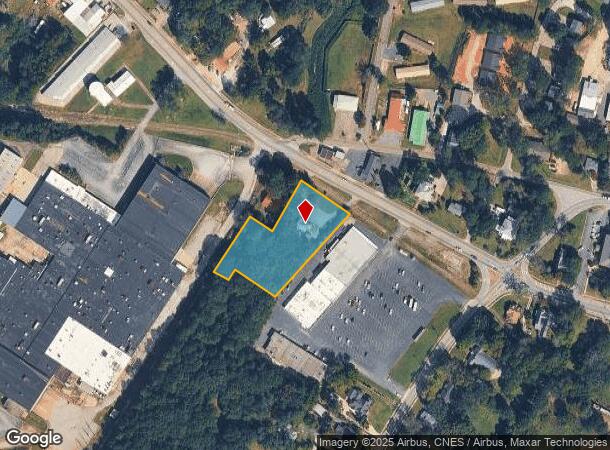  101 W Howell St, Hartwell, GA Parcel Map