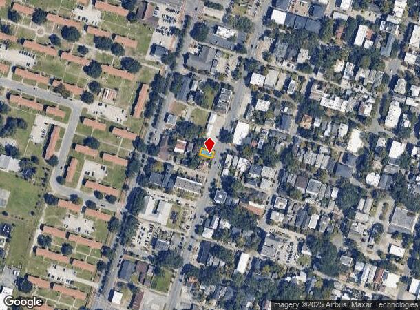  1001 Montgomery St, Savannah, GA Parcel Map