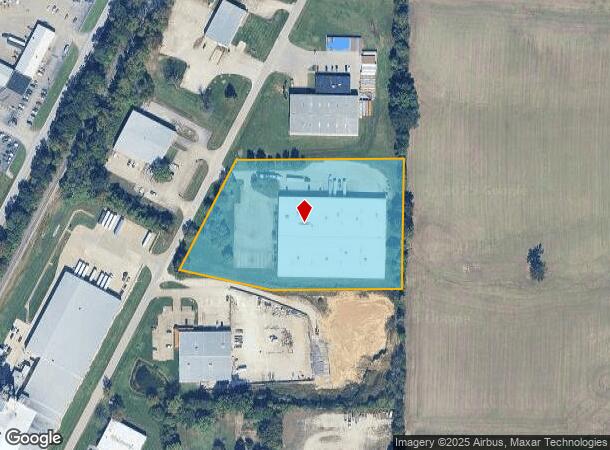 9845 Hedden Rd, Evansville, IN Parcel Map