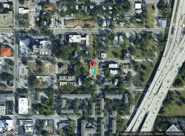  313 E Oak Ave, Tampa, FL Parcel Map
