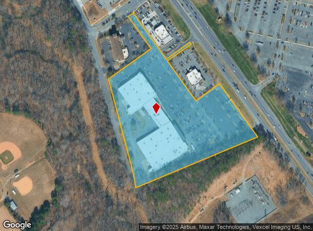 10046 E Independence Blvd, Matthews, NC Parcel Map