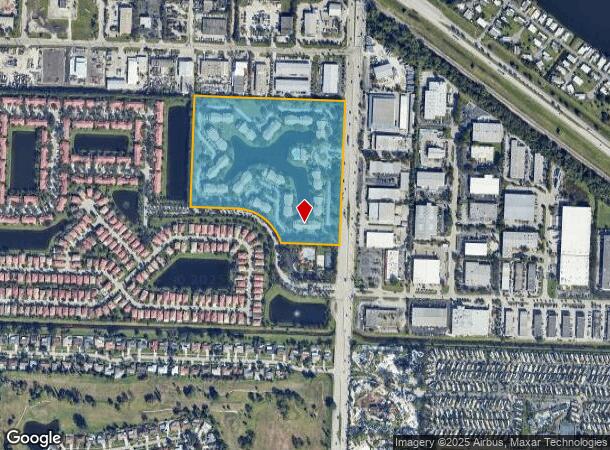  1000 Indian Trace Cir, West Palm Beach, FL Parcel Map