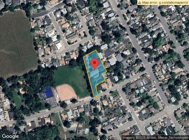  438 W 2Nd St, Cloverdale, CA Parcel Map