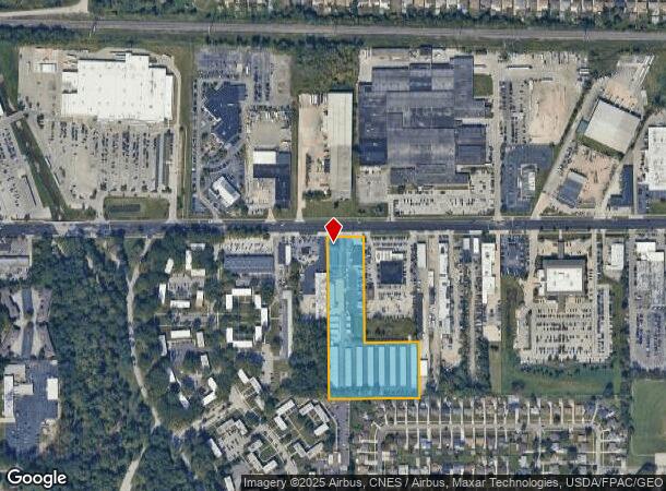 9425 Brookpark Rd, Cleveland, OH Parcel Map