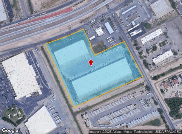  360 S Americas Ave, El Paso, TX Parcel Map