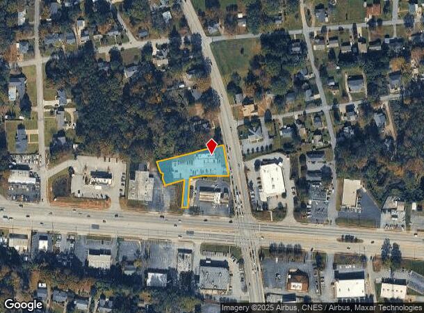  705 N Main St, Greer, SC Parcel Map