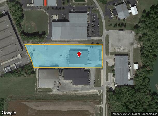  1625 Riverfork Dr, Huntington, IN Parcel Map