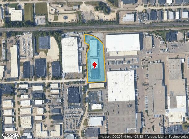 12256 Hubbard St, Livonia, MI Parcel Map