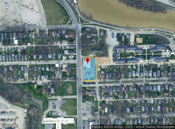  1802 Spy Run Ave, Fort Wayne, IN Parcel Map