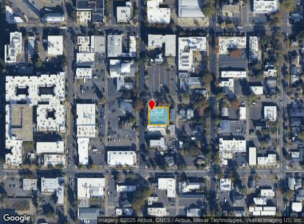 1201 Oak St, Eugene, OR Parcel Map