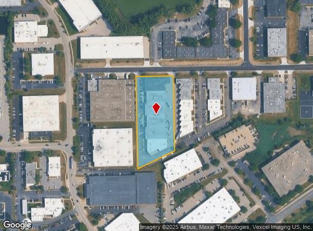  625 Executive Dr, Willowbrook, IL Parcel Map