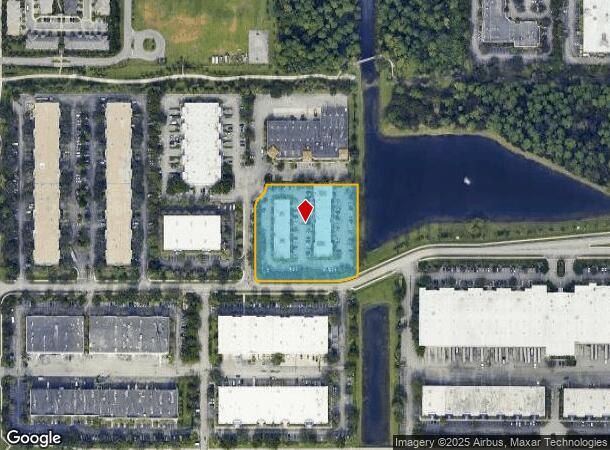  6810 Lyons Technology Cir, Coconut Creek, FL Parcel Map