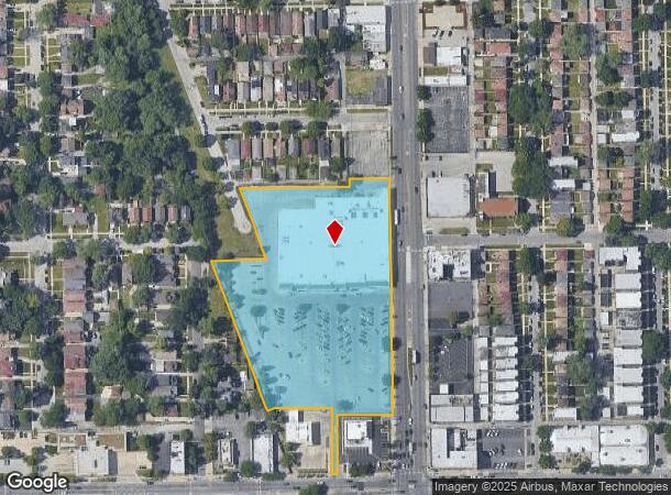  9400 S Ashland Ave, Chicago, IL Parcel Map