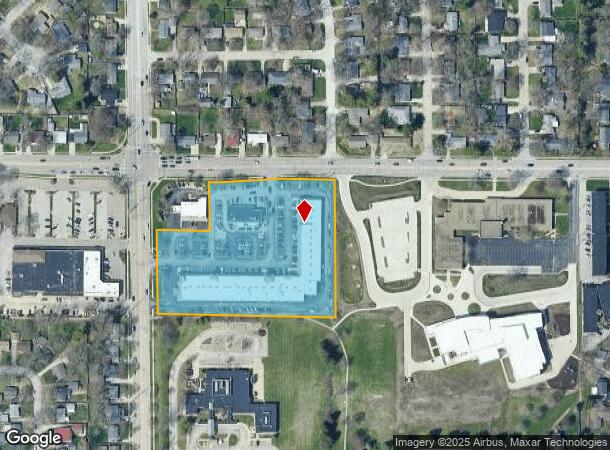  1701 W Kirby Ave, Champaign, IL Parcel Map