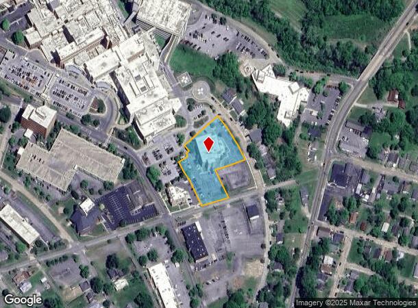  105 W Park Dr, Kingsport, TN Parcel Map