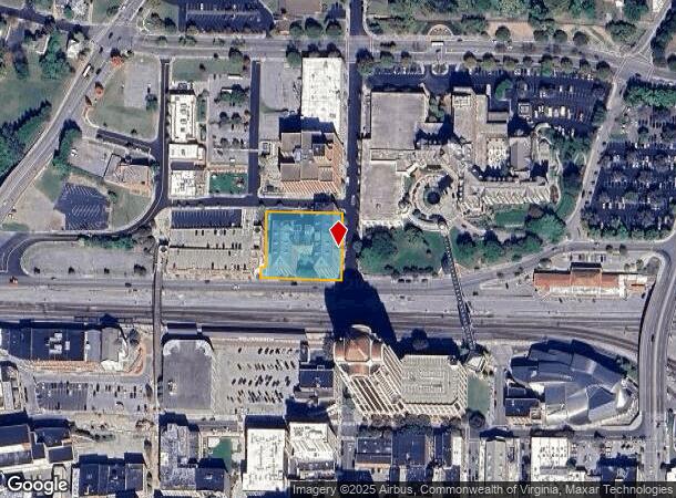 8 N Jefferson St, Roanoke, VA Parcel Map