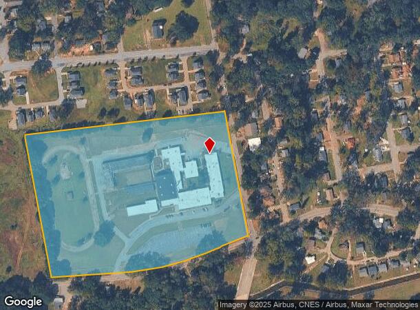  1100 W Franklin St, Anderson, SC Parcel Map