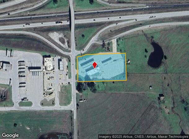 901 S Eagle St, Weimar, TX Parcel Map