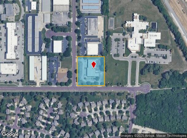 12639 Hemlock St, Overland Park, KS Parcel Map