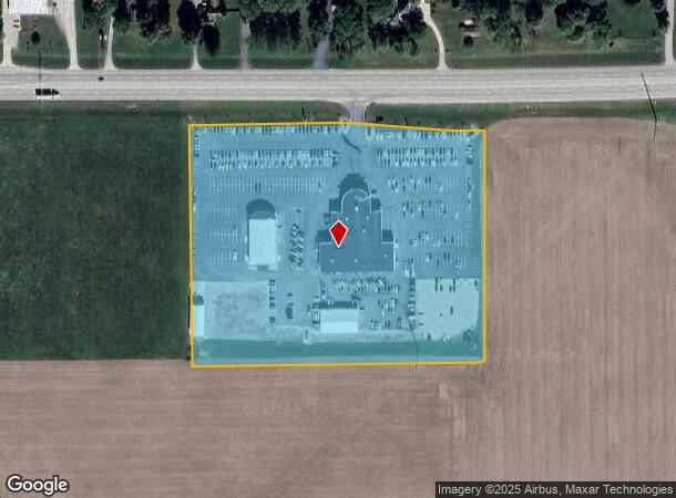  12401 W County Road 550 S, Daleville, IN Parcel Map