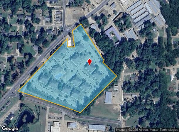 1201 W California Ave, Ruston, LA Parcel Map