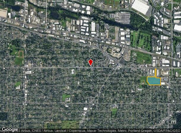  7626 S Ne Alberta St, Portland, OR Parcel Map