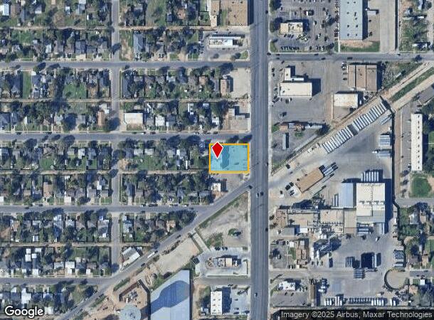  114 University Ave, Lubbock, TX Parcel Map